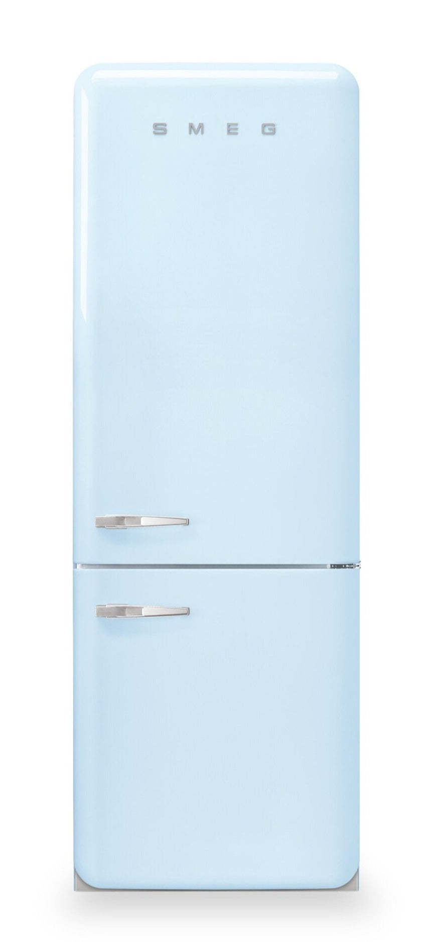 Smeg 18 Cu. Fort. Réfrigérateur Smeg rétro de 18 pi3 à congélateur inférieur - FAB38URPB