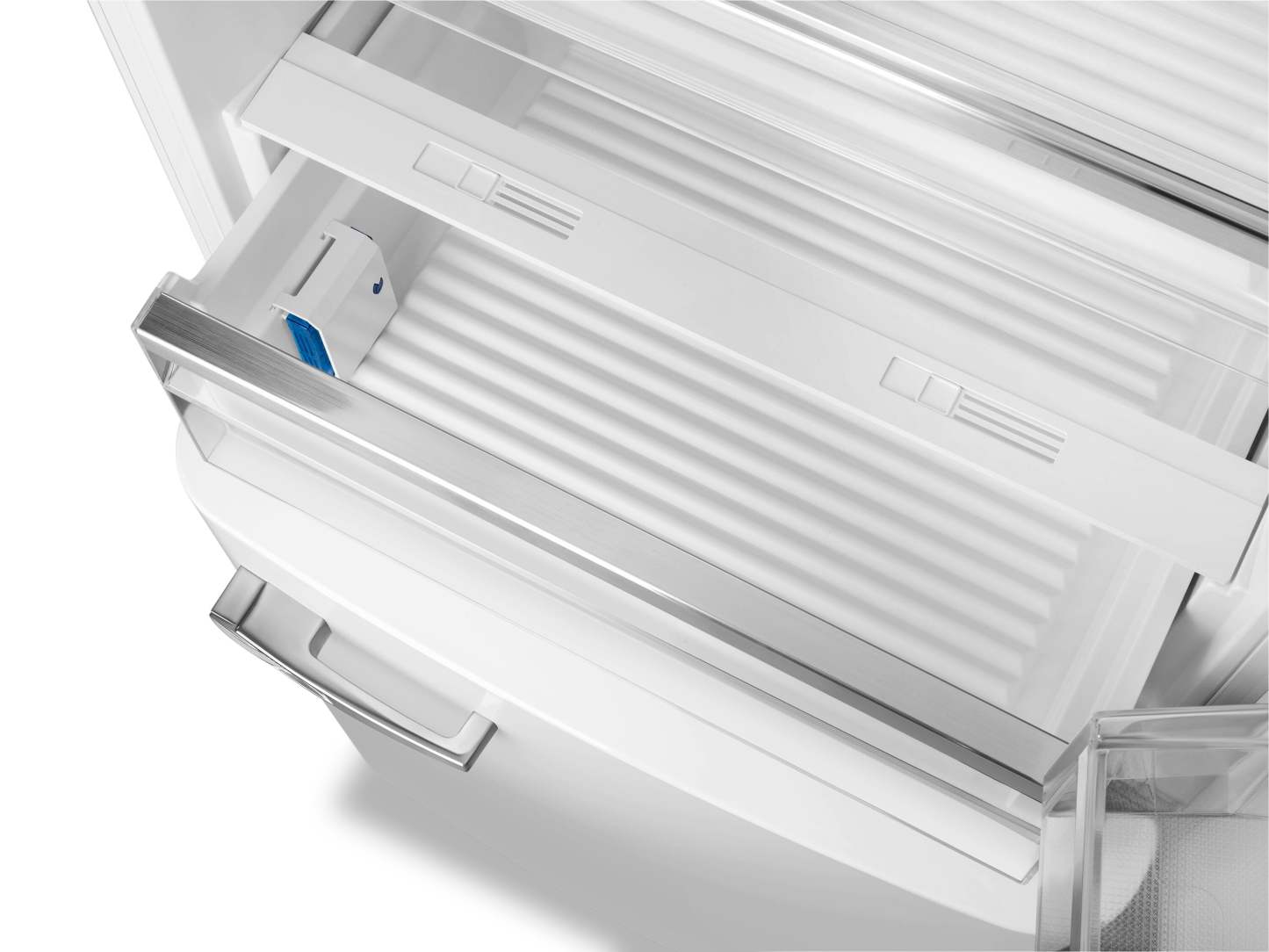 Smeg 18 Cu. Ft. Retro Bottom-Freezer Refrigerator - FAB38URWH|Réfrigérateur Smeg rétro de 18 pi3 à congélateur inférieur - FAB38URWH