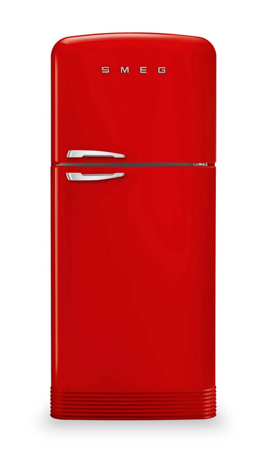Smeg 19,28 Cu. Fort. Réfrigérateur Smeg rétro de 19,28 pi3 à congélateur supérieur - FAB50URRD3