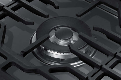 Surface de cuisson à gaz Samsung de 36 po avec brûleur double – NA36K6550TS