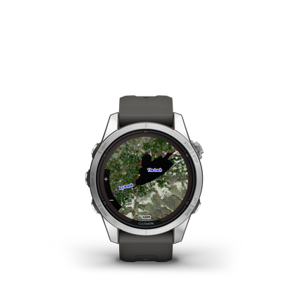 Garmin Fenix® 7s Pro Montre Gps Intelligente - Suivi De La Santé Avec Chargement Solaire, 42 Mm - Argent