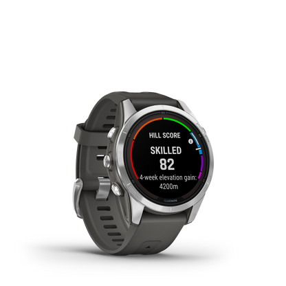 Garmin Fenix® 7s Pro Montre Gps Intelligente - Suivi De La Santé Avec Chargement Solaire, 42 Mm - Argent