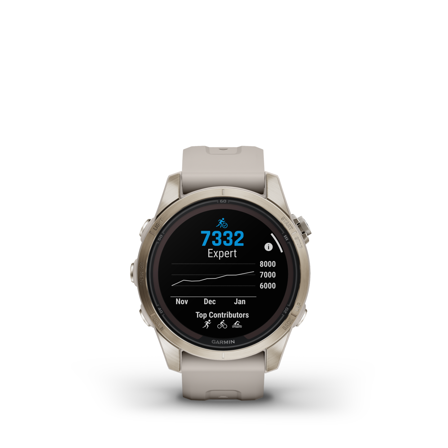 Garmin Fenix® 7s Pro Montre Gps Intelligente - Suivi De La Santé Avec Chargement Solaire, 42 Mm - Or