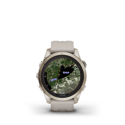 Garmin Fenix® 7s Pro Montre Gps Intelligente - Suivi De La Santé Avec Chargement Solaire, 42 Mm - Or