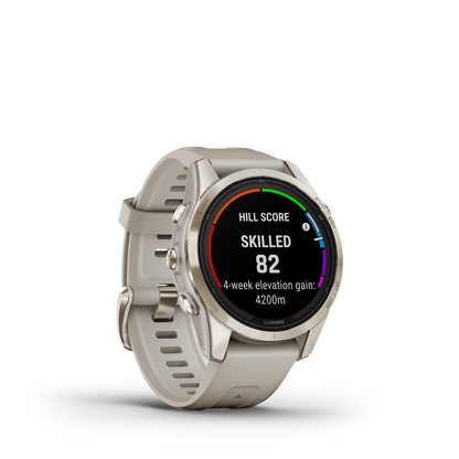 Garmin Fenix® 7s Pro Montre Gps Intelligente - Suivi De La Santé Avec Chargement Solaire, 42 Mm - Or