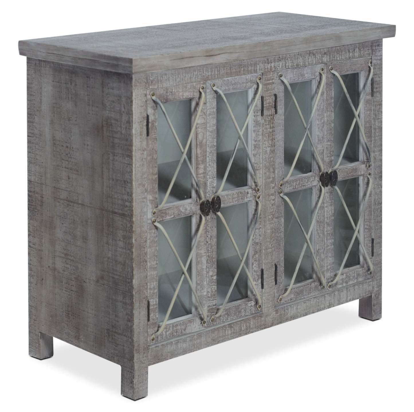 Makati 38 Accent Cabinet - Crème|Armoire décorative Makati de 38 po - crème