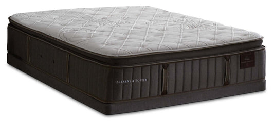 Stearns & Foster Princedale Medium Pillow-Top Full Mattress Set|Ensemble matelas semi-ferme à plateau-coussin Princedale de Stearns & Foster pour lit double