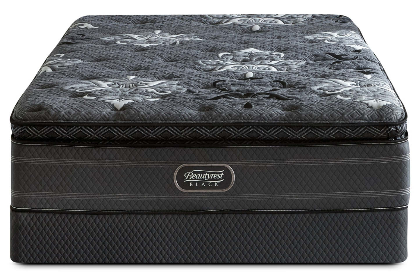 Beautyrest Black Devotion Medium Hi-Loft Pillow-Top Queen Mattress Set|Ensemble matelas semi-ferme à plateau-coussin épais Devotion Beautyrest Black pour grand lit