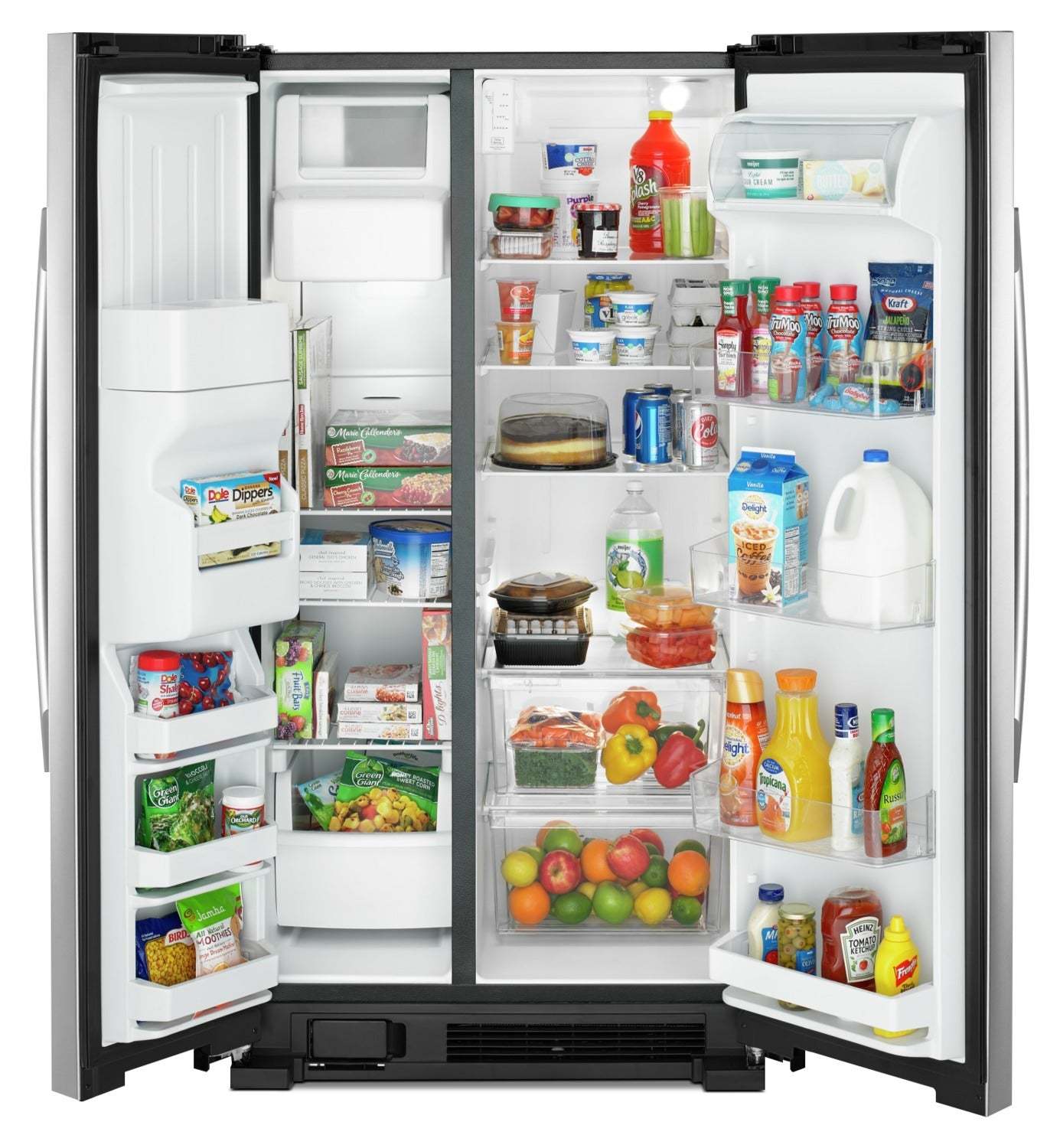 Réfrigérateur Amana de 33 21 pi³ à compartiments juxtaposés - acier inoxydable - ASI2175GRS | Amana 33 21 Cu. Ft. Side-by-Side Refrigerator - Stainless Steel - ASI2175GRS