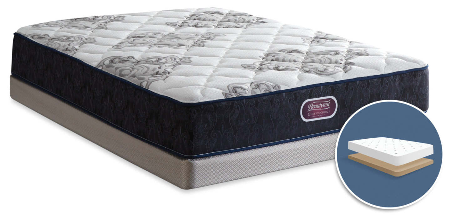 Simmons Beautyrest Queen's Choice Monarch Firm Low-Profile Full Mattress Set