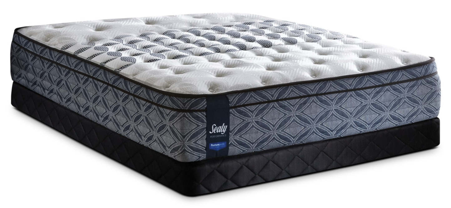 Sealy Posturepedic Performance Plus Lindfield Firm Euro-Top Queen Mattress Set|Ensemble matelas ferme à plateau régulier Lampard Posturepedic performance Sealy pour grand lit