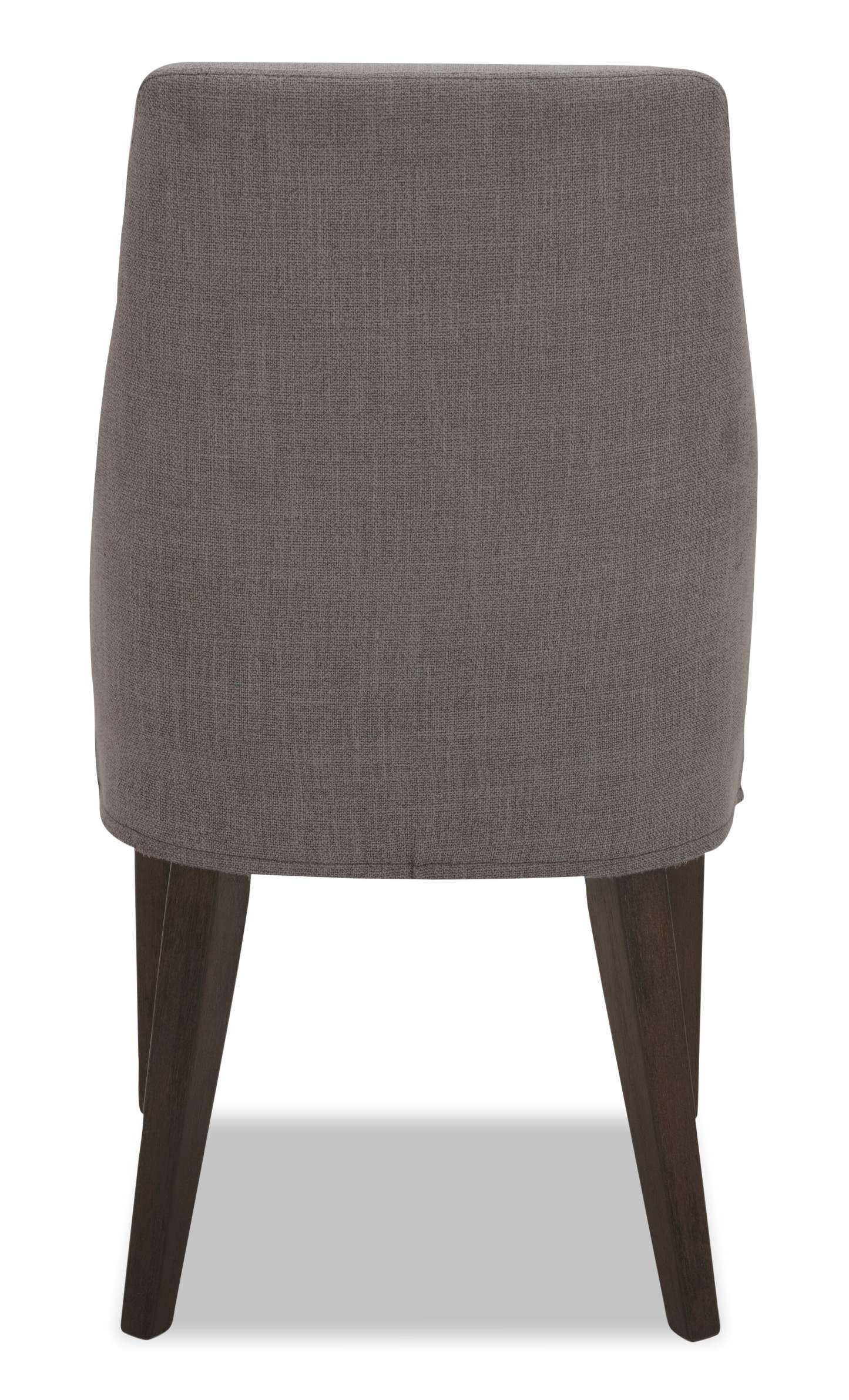 Chaise de salle à manger Gabi avec tissu d'apparence lin - Charbon | Chaise de salle à manger Gabi en tissu d'apparence lin - anthracite