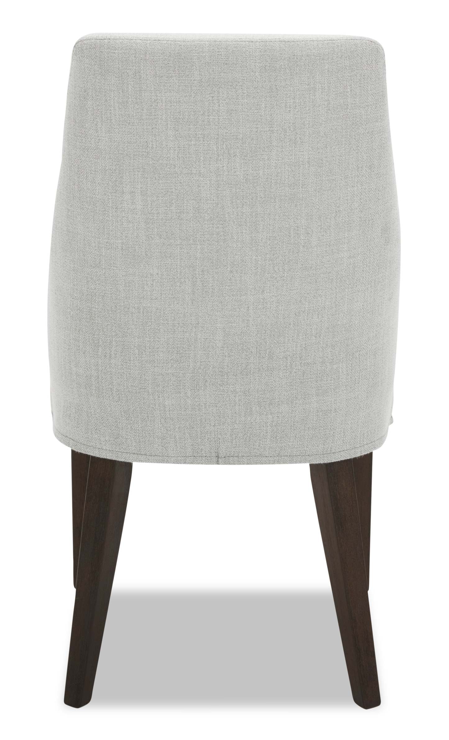 Chaise de salle à manger Gabi avec tissu d'apparence lin - Gris | Chaise de salle à manger Gabi en tissu d'apparence lin - grise