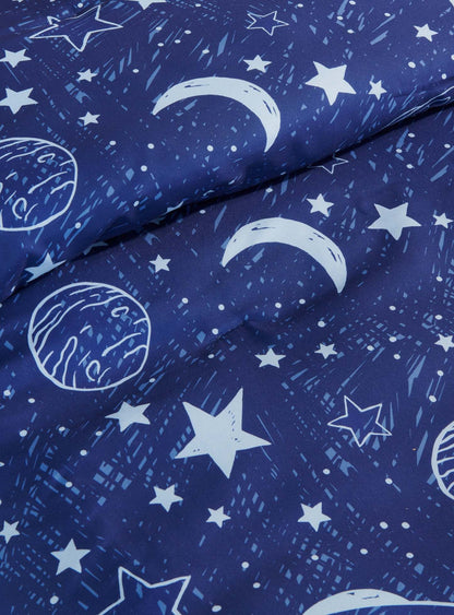 Galaxy 3-Piece Twin Comforter Set - Blue | Ensemble d'édredon Galaxy 3 pièces pour lit simple - bleu