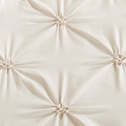 Gardenia Wynd 3-Piece King Comforter Set - Oatmeal | Ensemble d'édredon Gardenia Wynd 3 pièces - écru pour très grand lit