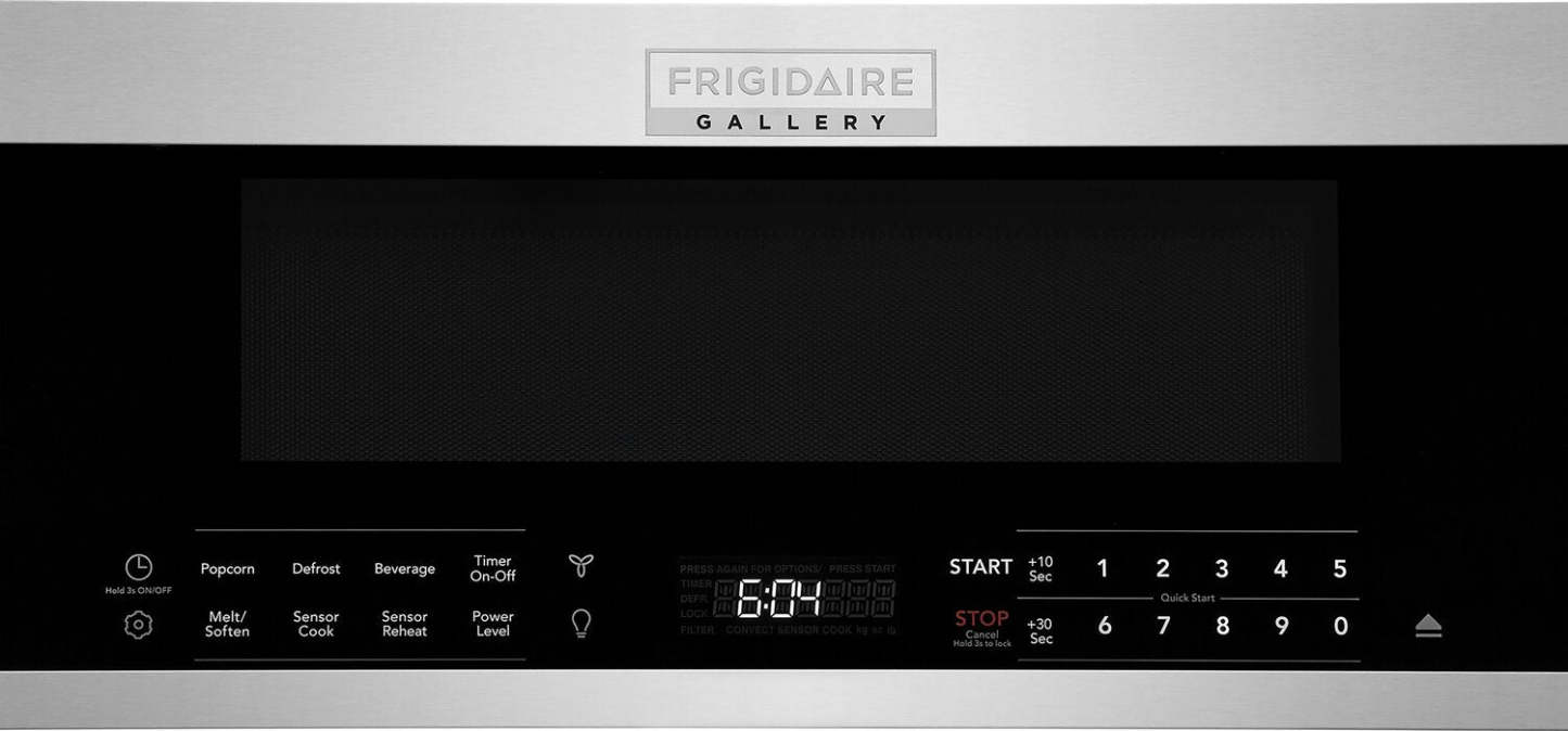 Galerie Frigidaire 1,2 Cu. Fort. Micro-ondes à grande portée avec conception à profil bas et cuisson par capteur - Sm… | Four à micro-ondes à hotte intégrée Frigidaire Gallery de 1,2 pi³ avec conception à profil bas et cu…