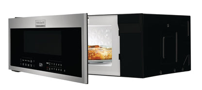 Galerie Frigidaire 1,2 Cu. Fort. Micro-ondes à grande portée avec conception à profil bas et cuisson par capteur - Sm… | Four à micro-ondes à hotte intégrée Frigidaire Gallery de 1,2 pi³ avec conception à profil bas et cu…