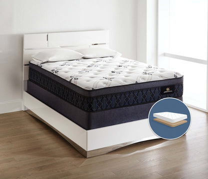 Serta Perfect Sleeper® Watson Firm Euro-Top Low-Profile Mattress Set|Ensemble matelas ferme à Euro-plateau à profil bas Watson Perfect Sleeper de Serta pour grand lit