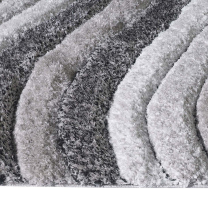 Tapis gris anthracite - 2,39 m x 3 m | Carpette Shade grise - 2,39 m x 3,09 m | GRAYSH08