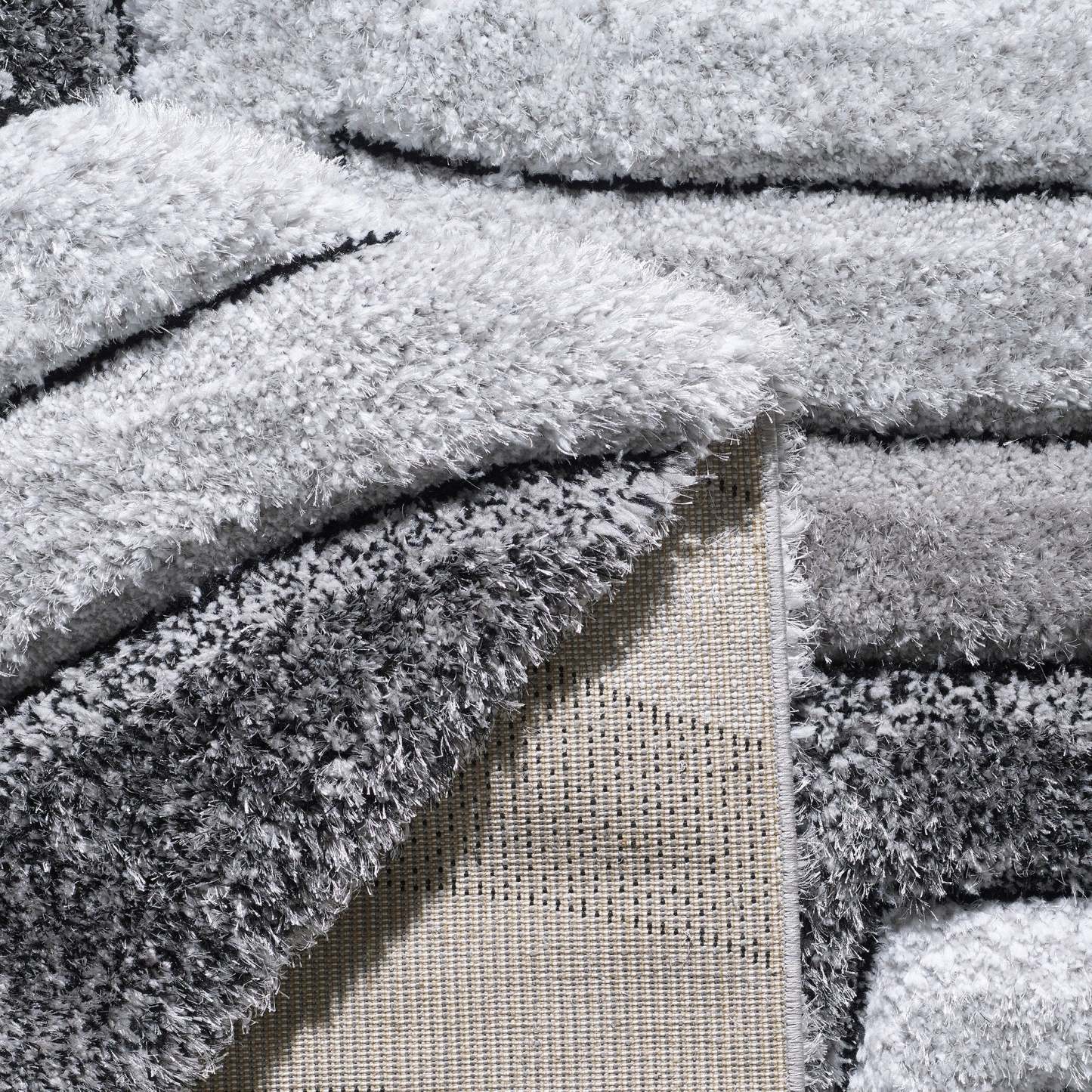 Tapis gris anthracite - 2,39 m x 3 m | Carpette Shade grise - 2,39 m x 3,09 m | GRAYSH08