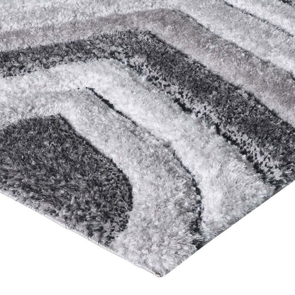 Tapis gris anthracite - 2,39 m x 3 m | Carpette Shade grise - 2,39 m x 3,09 m | GRAYSH08