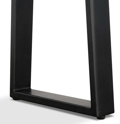 Agra 51 Rustic Sofa Table - Brown and Black with Iron Legs|Table de salon rustique Agra de 51 po - brune et noire avec pattes en fer