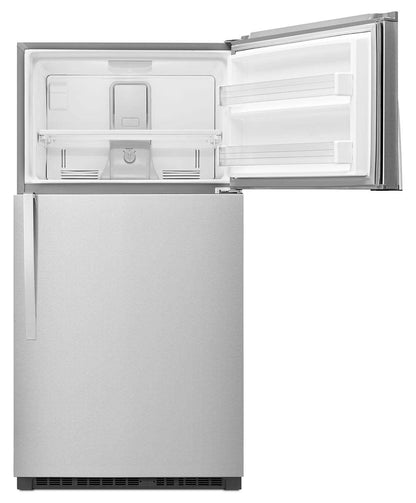 Réfrigérateur Whirlpool de 33 po et de 21,3 pi³ à congélateur supérieur - acier inoxydable monochromatique - WRT541SZDM | Whirlpool 33 21,3 pi³ Réfrigérateur à congélateur supérieur - acier inoxydable monochromatique…