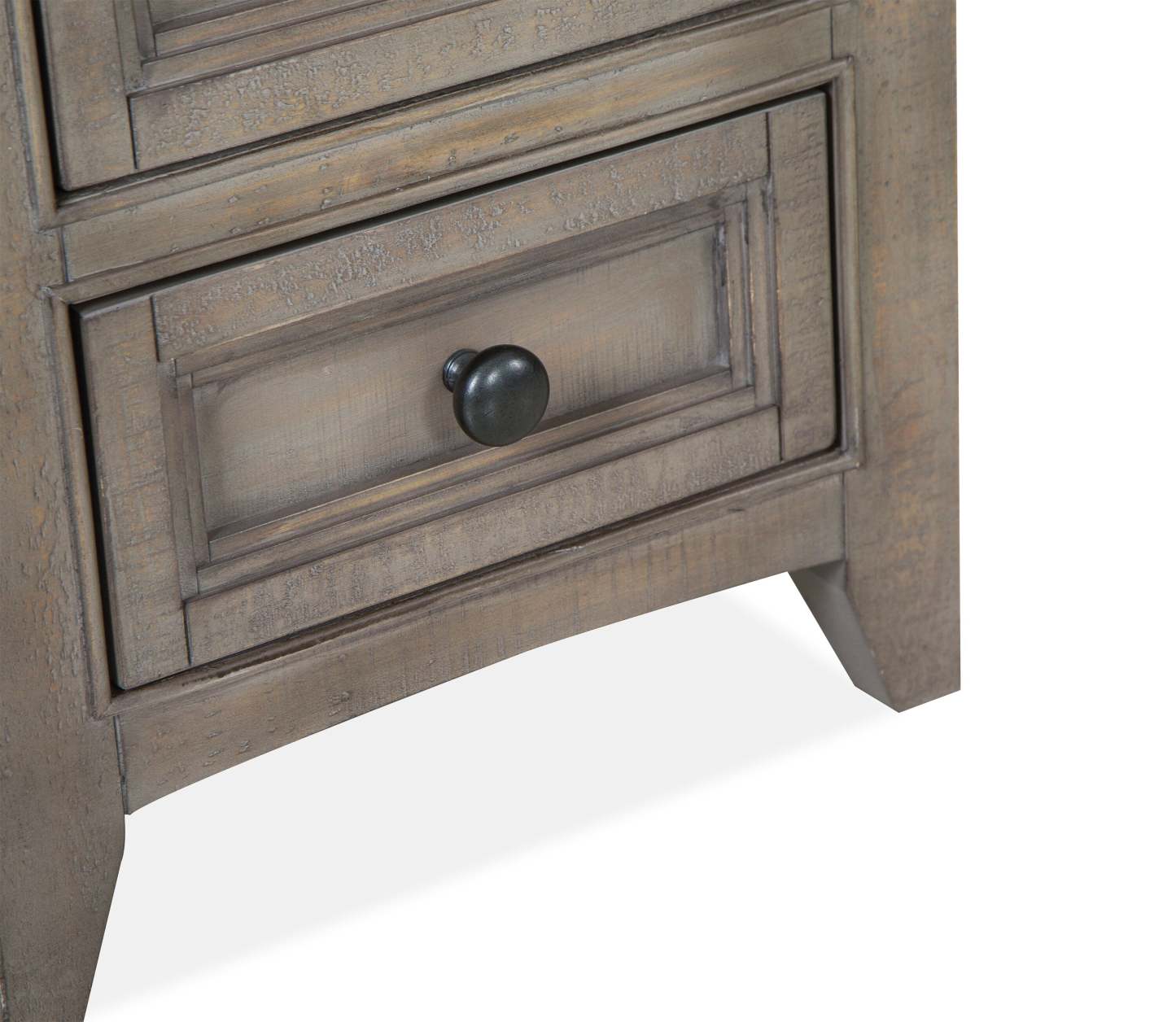 Table de chaise traditionnelle en pin Hanson 15" avec rangement - Gris queue d'aronde | Table de fauteuil traditionnel Hanson de 15 po en pin - gris tourterelle