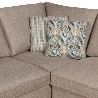 Scott Living Haven 3-Piece Right-Facing Chenille Fabric Sleeper Sectional with Storage Chaise - Taupe | Canapé-lit sectionnel de droite Haven de Scott Living 3 pièces en tissu de chenille avec chaise longue de rangement - taupe