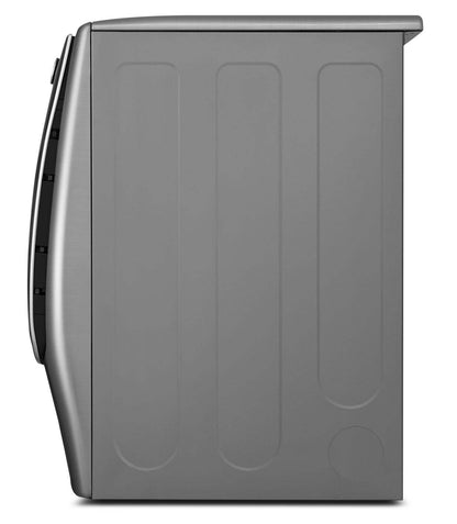 LG 9,0 pi³ Sécheuse à gaz à la vapeur SteamDryerMC LG à énorme capacité de 9,0 pi³ - acier graphite