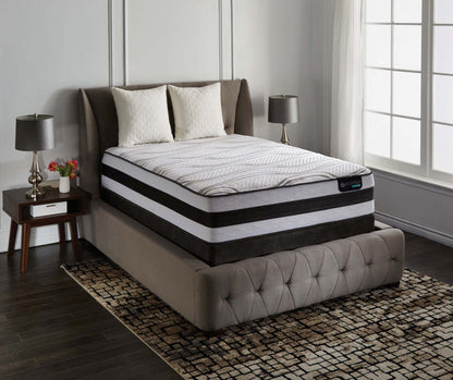 Serta iComfort® Hybrid Valentine Firm Low-Profile Split Queen Mattress Set|Ensemble matelas ferme divisé à profil bas Valentine Hybride iComfort de Serta pour grand lit