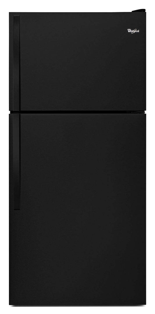 Réfrigérateur Whirlpool de 30 po et de 18,3 pi³ à congélateur supérieur - noir - WRT148FZDB | Tourbillon 30 18,3 Cu. Fort. Réfrigérateur à congélateur supérieur - Noir - WRT148FZDB