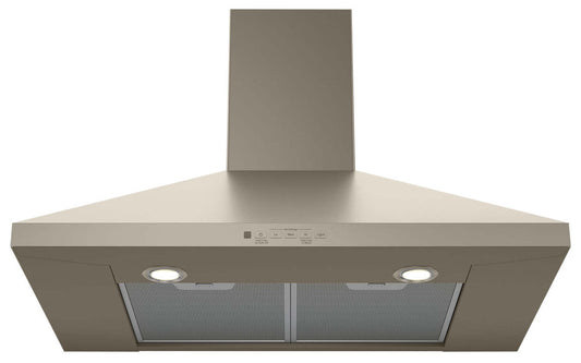 GE 30 Wall-Mount Pyramid Chimney Range Hood – JVW5301EJESC|Hotte cheminée murale de style pyramidal GE de 30 po - JVW5301EJESC|JVW5301E