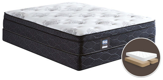 Simmons Do Not Disturb Avante Euro-Top Firm Split Queen Mattress Set|Ensemble matelas ferme Euro-plateau à sommier divisé Avante Ne pas déranger Simmons pour grand lit