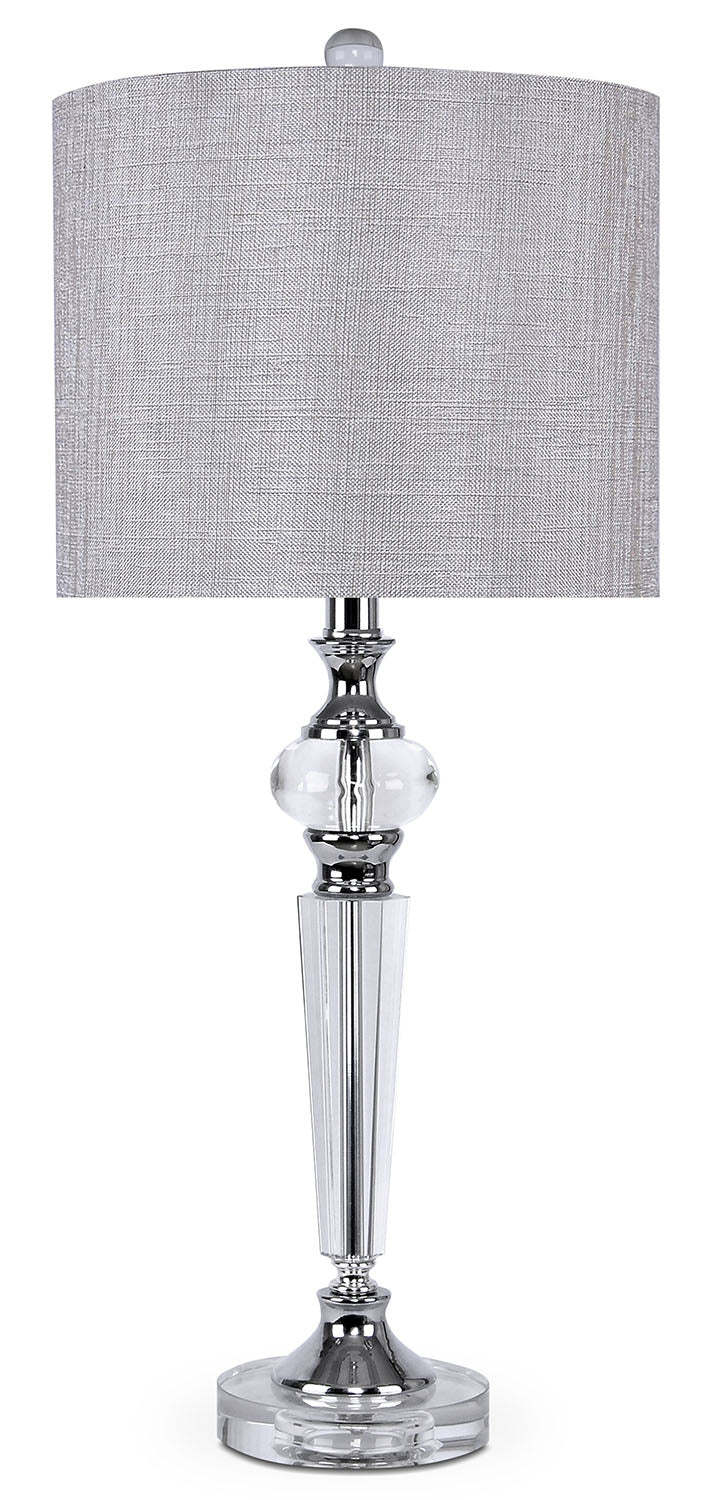 26 Glam Crystal Table Lamp|Lampe de table somptueuse de 26 po avec cristaux