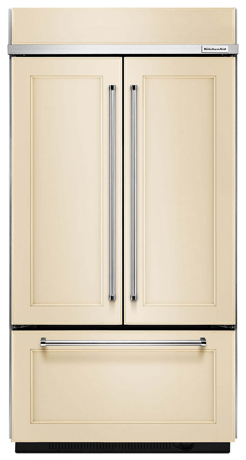 Réfrigérateur KitchenAid de 42 po et de 24,2 pi³ à congélateur inférieur - prêt pour panneau - KBFN502EPA | Réfrigérateur KitchenAid de 24,2 pi³ et de 42 po à congélateur inférieur - panneau personnalisable -…