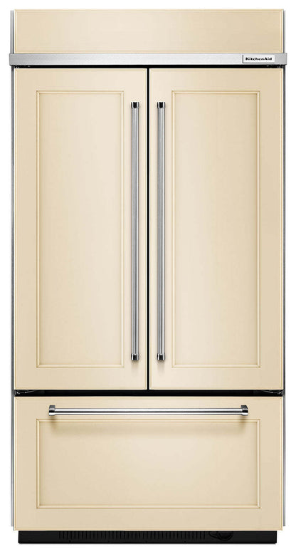 Réfrigérateur KitchenAid de 42 po et de 24,2 pi³ à congélateur inférieur - prêt pour panneau - KBFN502EPA | Réfrigérateur KitchenAid de 24,2 pi³ et de 42 po à congélateur inférieur - panneau personnalisable -…