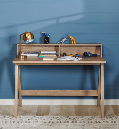 Bureau d'ordinateur Igor 47.25 avec 2 compartiments - Taupe|Bureau d'ordinateur Igor de 47,25 po avec 2 compartiments ouverts - taupe