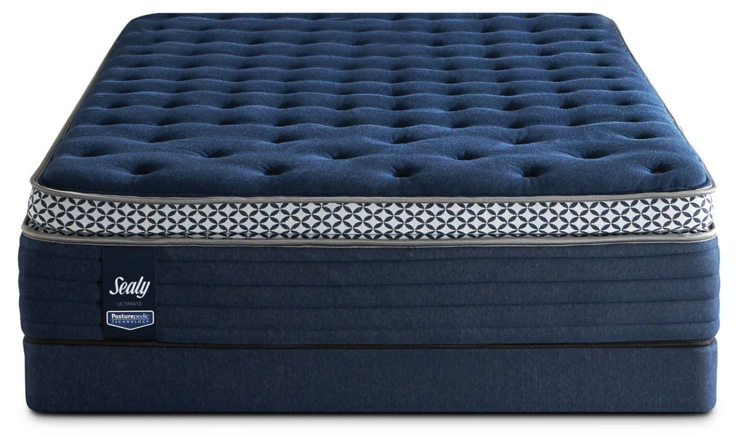 Sealy Posturepedic Ultimate Abbotswell Plush Pillow-Top Full Mattress Set|Ensemble matelas moelleux Abbotswell Posturepedic Ultimate de Sealy pour lit double