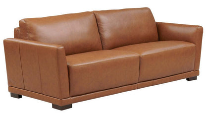 Sofa Oslo en cuir de Hydeline - muscade