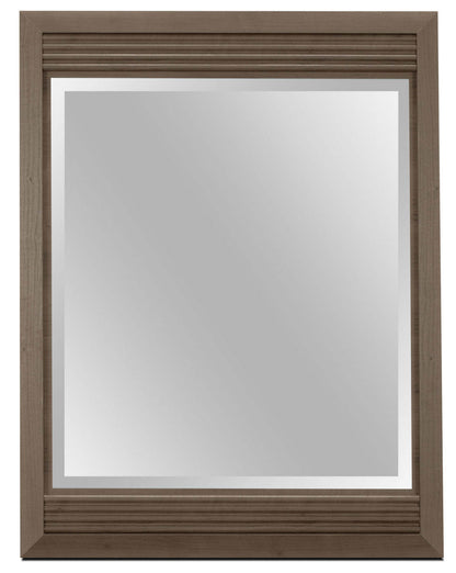 Miroir de commode de chambre Olivia, fabriqué au Canada - Gris | Miroir de commode de chambre à coucher Olivia, fabriqué au Canada - gris