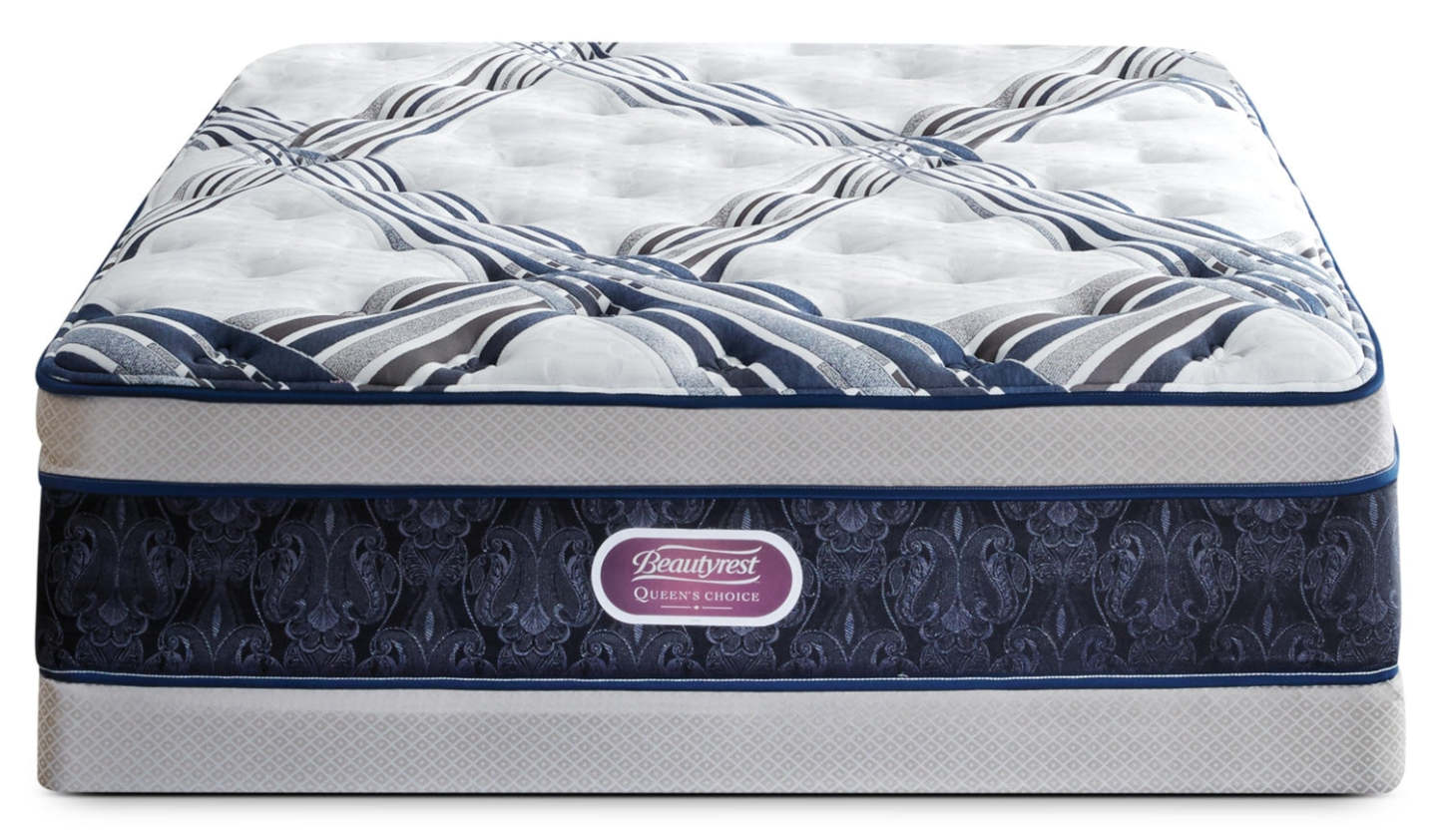 Ensemble matelas moelleux à Euro-plateau Queen's Choice Buckingham de Beautyrest pour lit simple