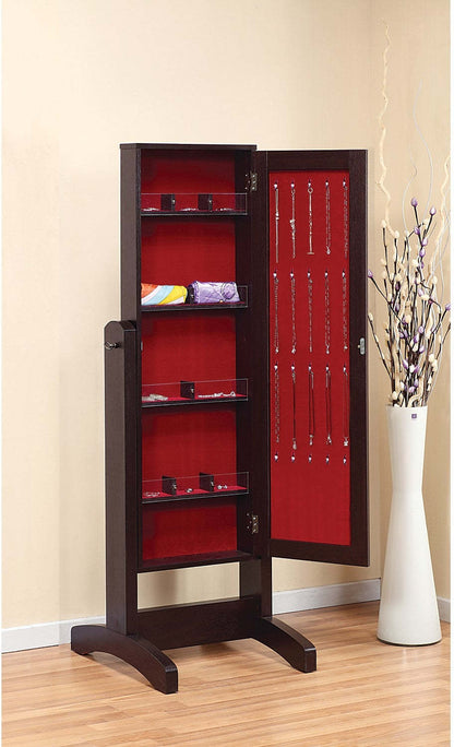 Messina 19 Jewelry Mirror Cabinet - Espresso|Miroir armoire à bijoux Messina de 19 po - espresso