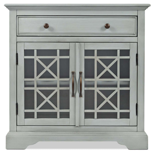 Marseille 32 Accent Cabinet with Drawer - Antique Grey|Armoire décorative Marseille de 32 po avec tiroir - gris antique