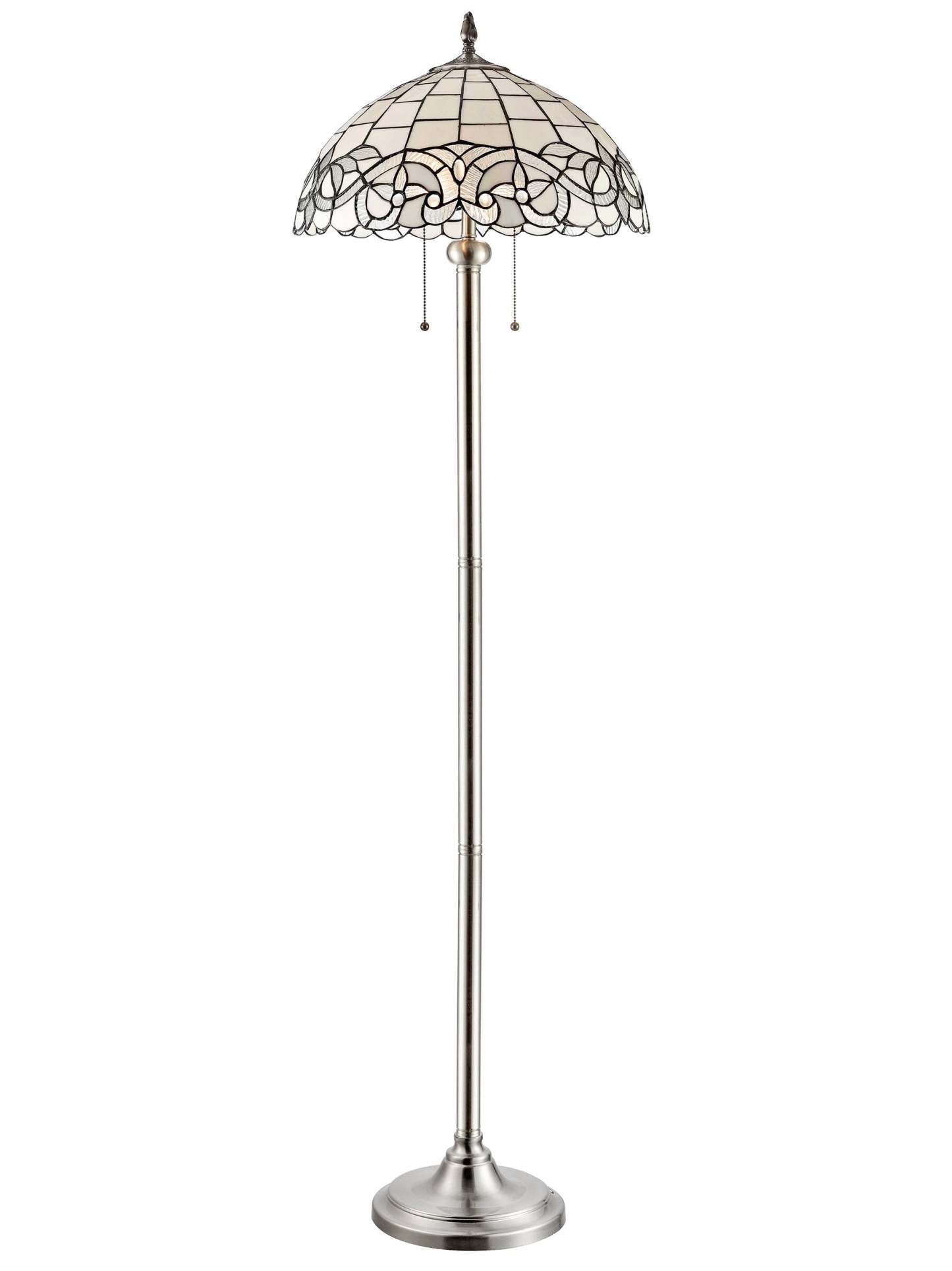 Jasmin 63 Tiffany Style Lampadaire en Verre Soufflé à la Main|Lampe à pied Jasmin de 63 po de style Tiffany avec verre soufflé à la main
