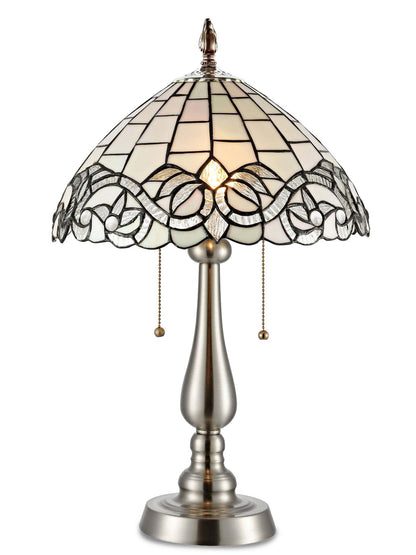 Jasmin 23 Tiffany Style Hand-Blown Glass Table Lamp|Lampe de table Jasmin de 23 po de style Tiffany avec verre soufflé à la main