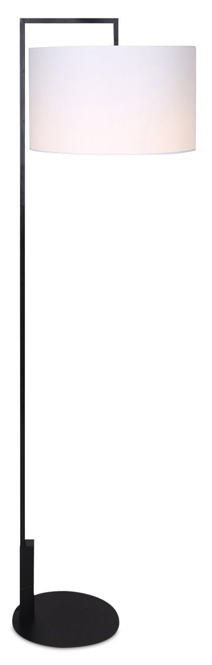 Kort &amp; Co. Jax Matte Black and Gold 2-piece Set - avec table et lampadaire et chargement USB|Ensemble 2 lampes Jax de Kort &amp; Co. noir mat et doré avec recharge USB, 1 lampe à pied et 1 lampe de table