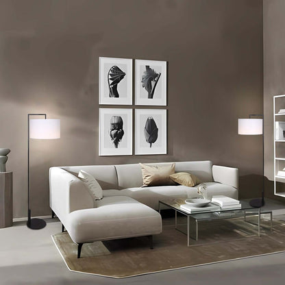 Kort &amp; Co. Jax Matte Black and Gold 2-piece Set - avec table et lampadaire et chargement USB|Ensemble 2 lampes Jax de Kort &amp; Co. noir mat et doré avec recharge USB, 1 lampe à pied et 1 lampe de table