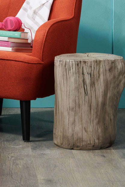 Jordy 15 Faux Wood Accent Table - Silver|Table d'appoint Jordy de 15 po en imitation de bois - argentée