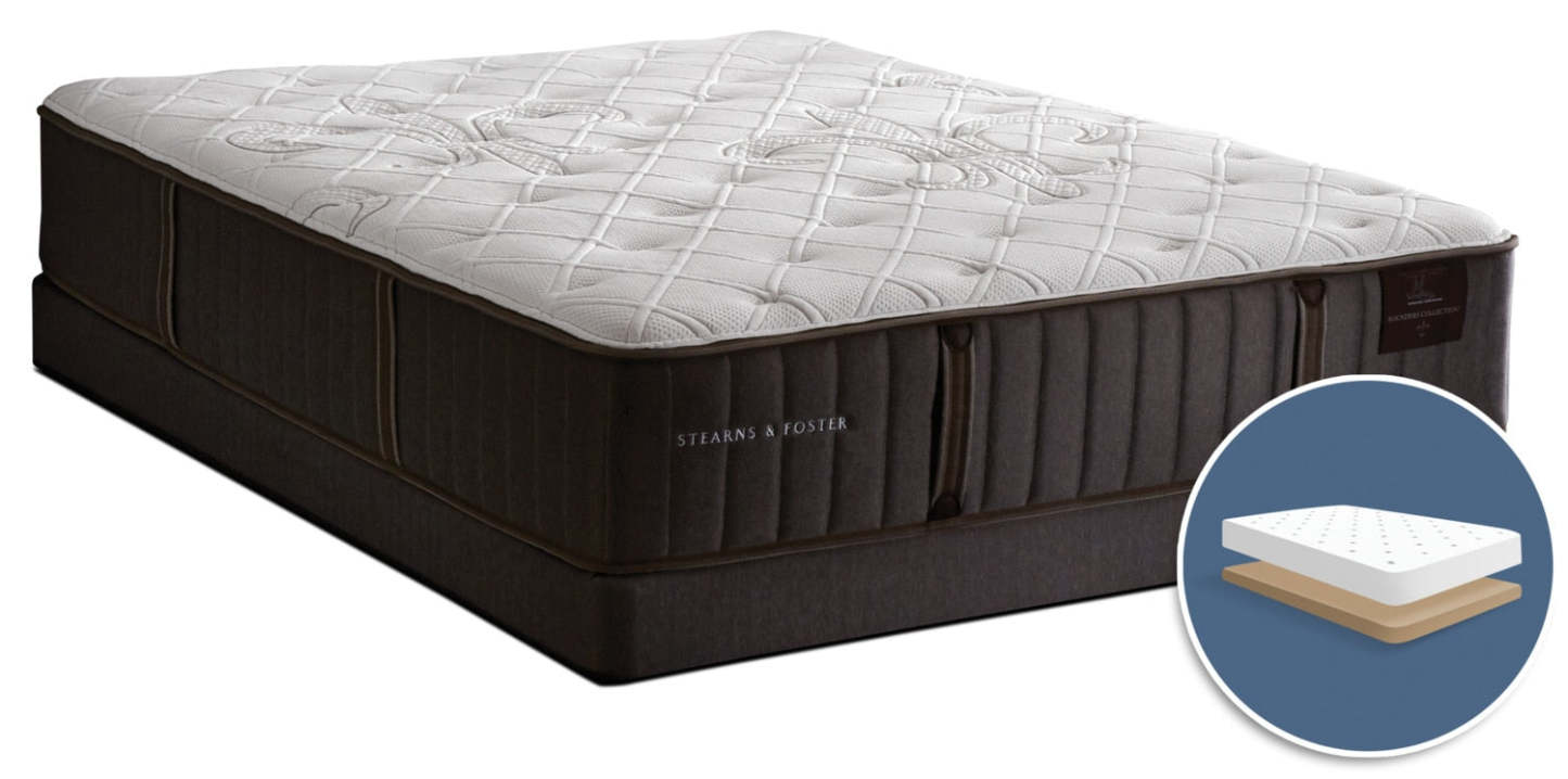Stearns &amp; Foster Finsbury Firm Low-Profile Mattress Set|Ensemble matelas ferme à profil bas Finsbury de Stearns &amp; Foster pour très grand lit